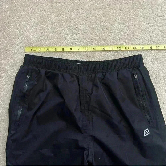 ROAD RUNNER Sports Men’s Size Medium Black Pants Pro Velocity 100% Polyester Zip - Picture 7 of 14